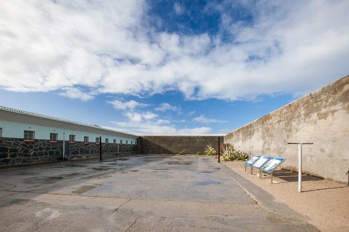 Courtyard at the Prison Robben Island 